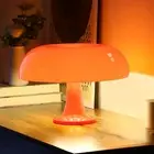 Orange Mushroom Lamp,Vintage Table Touch Lamp Bedside Charging Model 3 Colors Di