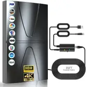 2024 Amplified TV Antenna, 980 Miles Range Indoor/Outdoor, Digital TV Antenna...