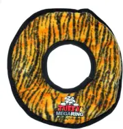 Squeaky Plush Dog Toy, 1 Count (Pack of 1) Tiger