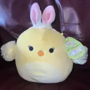 Squishmallow Aimee The Yellow Chick 8” Easter Bunny Exclusive 2021 Kelly Toy