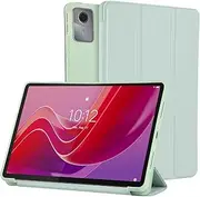 [Bighan] Case Compatible with Lenovo Tab M11 11 Inch, Slim Smart Folio Trifold Stand with Auto/Sleep Tablet Case, Green