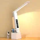 LED Desk Lamp Dimmable Portable Table Lamp for Dorm College plug in