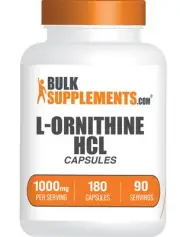 L-Ornithine HCl Capsules - 1000mg per Serving
