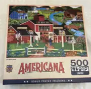 Americana 500 Piece EZ-Grip Jigsaw Puzzle "The Birds Nest" by Master Pieces -NEW