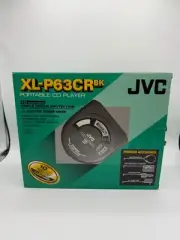JVC XL-P63CRBK Portable CD Player w/Accessories *New