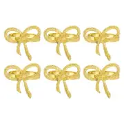 12Pcs Napkin Rings, Butterfly Table Napkin Holders Buckles for Decorations, Gold