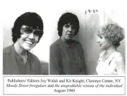 JOY WALSH & KIT KNIGHT AUG 1980 BEAT PERIODICALS BEAT WRITERS PHOTO POSTCARD #36