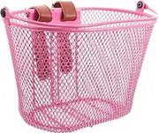 Kids Bike Basket Front: Metal Wire Bicycle Basket for Boys and Girls - Toddler Bike Accessories for Bikes Tricycles & Scooters