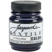 Jacquard Textile Color Fabric Paint 2.25oz Navy Blue