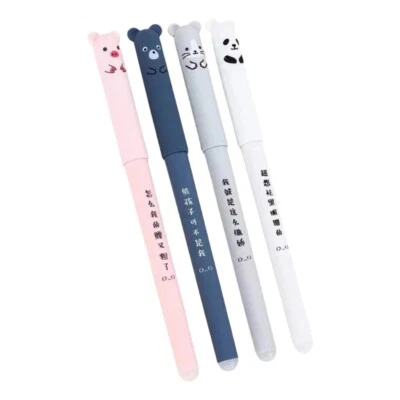 Erasable Gel Pen 0.35mm Needle Tip Quick Drying Office Writing Pen for Writing