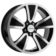 20x10 Vision V326 Shaker Gloss Black Mirror Machined Face Wheel 5x4.5 (35mm)