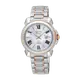 SEIKO精工 Premier 羅馬太陽能女錶-珍珠貝x雙色/32mm V137-0CT0KS(SUT322J1)