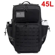 New 45L Large Military Tactical Backpack Army Molle Bag Rucksack Assault Pack