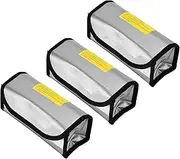 3pcs Lipo Battery Guard Safe Bag Explosion Proof Fireproof High Temp for Home