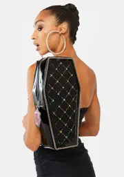 [Betsey Johnson] Creep It Real Coffin Backpack