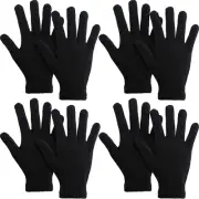 Magic Winter Gloves Unisex Gloves Knit Stretchy Mitten Full Fingers Warm Gloves