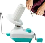 Winding Machine - Portable Handheld Yarn Winder for Home Use, Compact Wool Ball Winder | Manual Thread Organizer for Knitting Scarves, Sweaters, Hats, Yarn Craft Spinner, Crochet Supply Tool