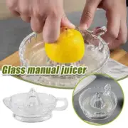 Glass Manual Juicer Home Small Juice Press Orange Lemon Juicer^&