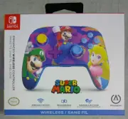Nintendo Switch Super Mario Enhanced Wireless Controller - NEW