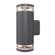Brilliant Glenelg Ambient 8W LED Aluminium Up & Down Outdoor Wall Light