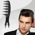 Black Comb Men Hair Texture Wide Tooth Texturizing Comb Man Oil Head Hair Comb