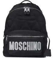 Moschino Logo Quilted Backpack