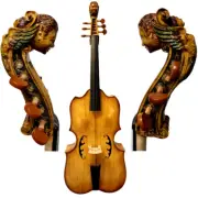 SONG Maestro carving scroll Viola da Gamba 6 String 29 1/2" Bass Viola Type Viol