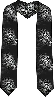 [EdWal] Leopard print Graduation Stole and Sash Class for Unisex Adult Honor Stole Honor Stole of 2025