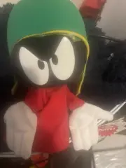 Marvin The Martian Vintage 1994 Applause Looney Tunes Plush Hand Puppet, 11”