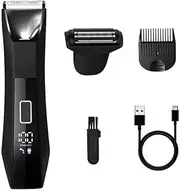 Hair Clippers for Men, Ultra Body & Groin Hair Trimmer, 2-in-1 Body Shaver Pubic Hair Trimmer for Men, Manscape Groin Trimmer Body Hair Trimmer Ball Shaver