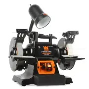 6 In. 2.5 Amp Variable Speed Bench Grinder with Flexible Work Light