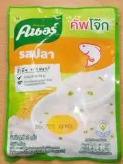 Instant Jasmine Rice Porridge Fish Flavor Soup Knorr Cup Joke 35 g x 12 Sachets