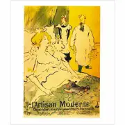 Toulous Lautrec - L'Artisan Moderne MINI POSTER 40.5x51cm NEW