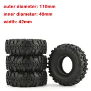 4Pcs 1.9 Inch 110mm 1/10 Rock Crawler Tires for D90 SCX10 AXIAL RC4WD TF2 RC Car