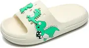 [SECHRITE] Kids Cloud Slides Boys Girls Sandals Thick Sole Shower House Slippers Slip on Slide Non-slip Summer Beach Pool Shoes