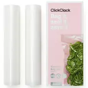 ClickClack CVS028B Equip Vacuum Sealer Twin Rolls (28cm x 5m) [CVS028B]