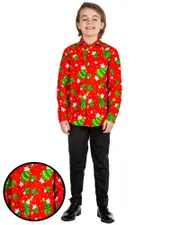 Christmas Trees Stars Boys Suitmeister Shirt