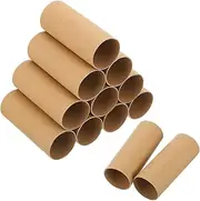 uxcell 12 Pack Cardboard Tubes for Crafts, Toilet Paper Rolls Corrugated Cardboard Roll for Painting, Drawing, Art Supplies, DIY Projects, 3.94x1.58 Inches,Brown