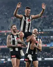 COLLINGWOOD MAGPIES AFL FOOTBALL CHAMPION PLAYER TEAM POSTER,BARGAIN,4