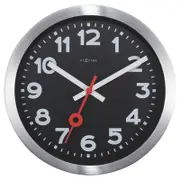 NeXtime 19cm Black Station Number Wall/Table Clock