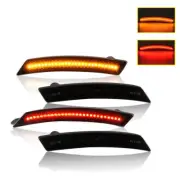 For Mini Smoked Case Red &Amber LED Side Marker Lights Turn Signal Light USA New (for: Mini)