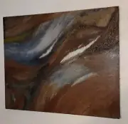 abstract l art original oil paint on canvas