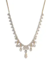 Nadri Luxor Slider Bib Necklace, 15-18