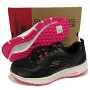 Women's Skechers Go Run Consistent Running Shoes US-7.5 Black/Pink 128075/BKPK