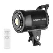 LM100W Portable LED Photography Fill Light 100W Studio Video Light 5500K Dimmabl