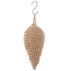 Fake Hornet Nest with Hook Wasp Nest Trap Crochet Wasp Nest Decoy for Patio Yard