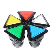 39*39*39mm Triangle Arcade Push Buttons Illumilated LED Light With Microswitch