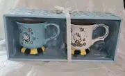 Blue Sky Clayworks Bee Mugs Hello Kitty Bumble Bee New in Box