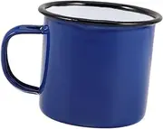 LAPYAPPE Enamelware Coffee Cup Enamel Tea Mug Camp Drinking Cups Enamel Camping Coffee Mug Enamelware Mug