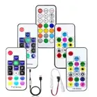 USB/DC 14/17/21Key WS2811 WS2812B Pixels Led Strip Light RF remote Controller